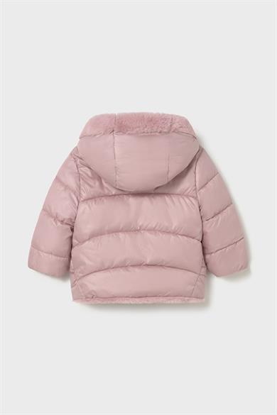 Mayoral 1-4 Yaş Çift Taraflı Kapüşonlu Mont Pembe