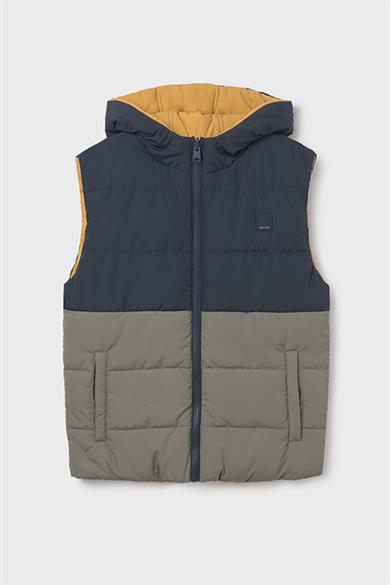 Mayoral 8-18 Yaş Çift Taraflı Kapüşonlu Yelek Sarı