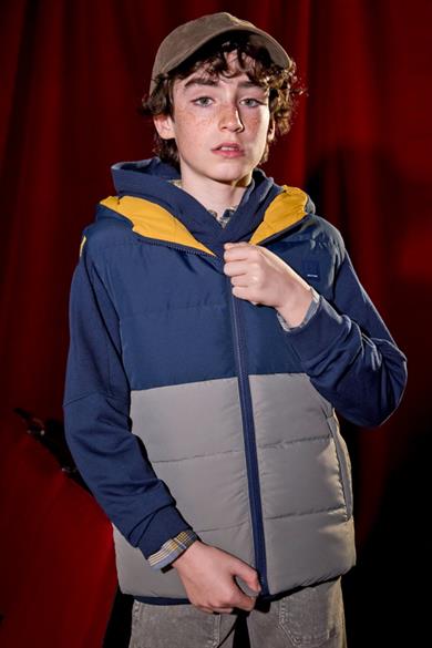 Mayoral 8-18 Yaş Çift Taraflı Kapüşonlu Yelek Sarı