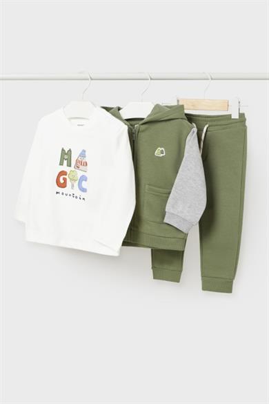 Mayoral Erkek Bebek Üçlü Eşofman Takımı 2819 Haki