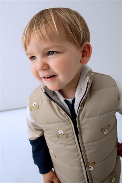 Mayoral Erkek Çocuk 1-4 Yaş Çift Taraflı Şişme Yelek Bej