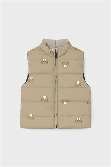 Mayoral Erkek Çocuk 1-4 Yaş Çift Taraflı Şişme Yelek Bej