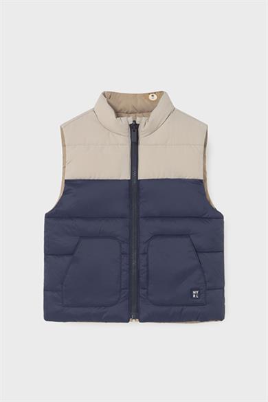 Mayoral Erkek Çocuk 1-4 Yaş Çift Taraflı Şişme Yelek Bej