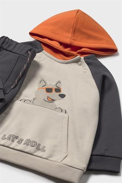 Mayoral Erkek Çocuk 1-4 Yaş Üç Parça Eşofman Takımı Bej