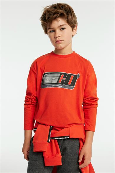 Mayoral Erkek Çocuk 10-16 Yaş 3D Baskılı Uzunkol T-shirt 7088 Kırmızı