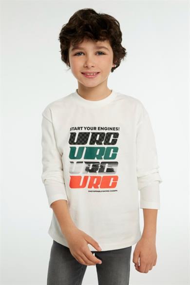 Mayoral Erkek Çocuk 10-16 Yaş Baskılı İkili Uzunkol Body 7090 Krem-Haki