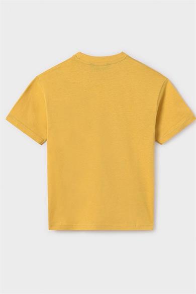 Mayoral Erkek Çocuk 10-16 Yaş Baskılı Kısa Kol T-shirt 6007 Sarı
