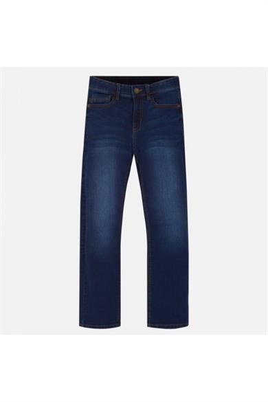 Mayoral Erkek Çocuk 10-16 Yaş Slim-Fit Denim Pantolon Kot Mavi