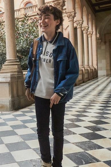 Mayoral Erkek Çocuk 10-16 Yaş Slim-Fit Denim Pantolon Lacivert