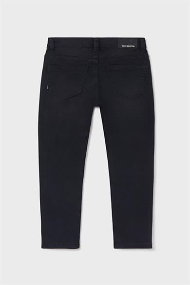 Mayoral Erkek Çocuk 10-18 Yaş Basic Slim Fit Denim Pantolon 516 Siyah