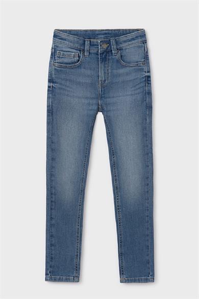 Mayoral Erkek Çocuk 10-18 Yaş Basic Slim Fit Denim Pantolon 516 Kot Mavi