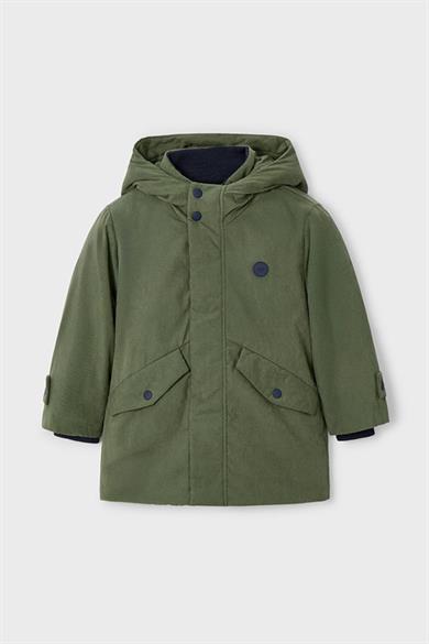 Mayoral Erkek Çocuk 2-9 Yaş İçi Polarlı Kapüşonlu Mont Haki