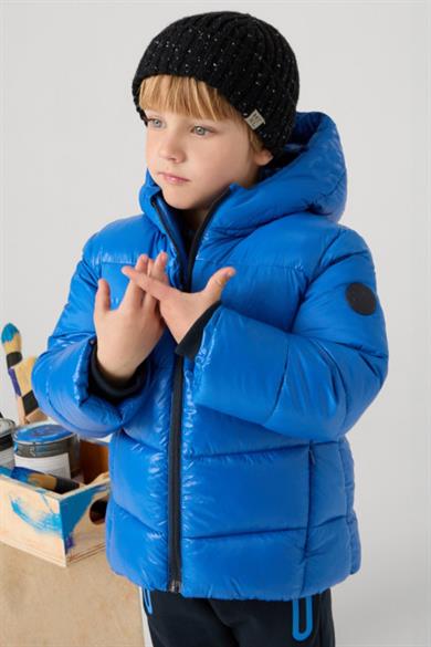 Mayoral Erkek Çocuk 2-9 Yaş İçi Polarlı Parlak Mont Mavi