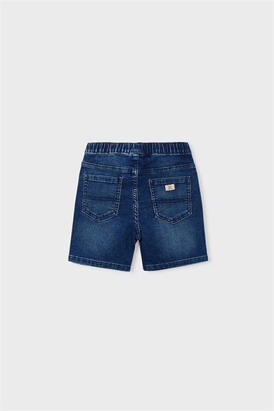 Mayoral Erkek Çocuk 2-9 Yaş Lastikli Bel Denim Şort Lacivert