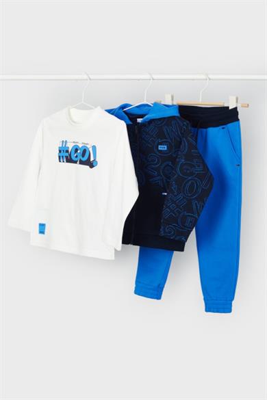 Mayoral Erkek Çocuk 2-9 Yaş Üçlü Eşofman Takımı 4886 Mavi