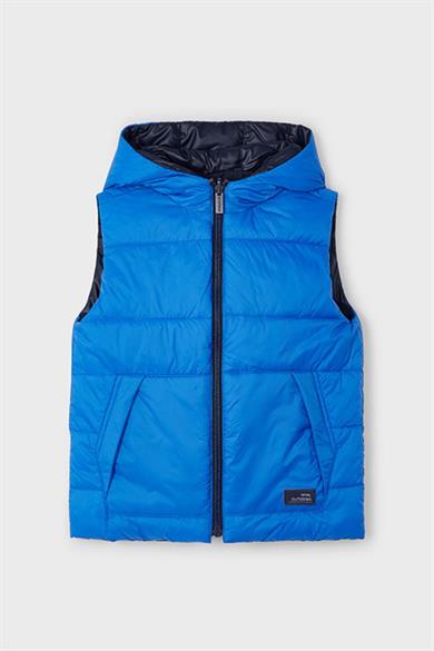 Mayoral Erkek Çocuk 3-9 Yaş Çift Taraflı Şişme Yelek 4347 Mavi-Lacivert