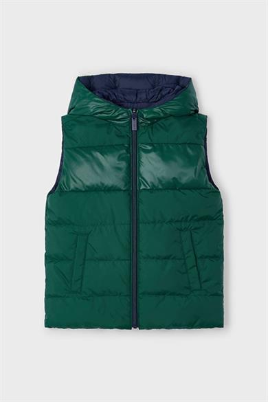 Mayoral Erkek Çocuk 3-9 Yaş Çift Taraflı Şişme Yelek 4347 Lacivert-Yeşil