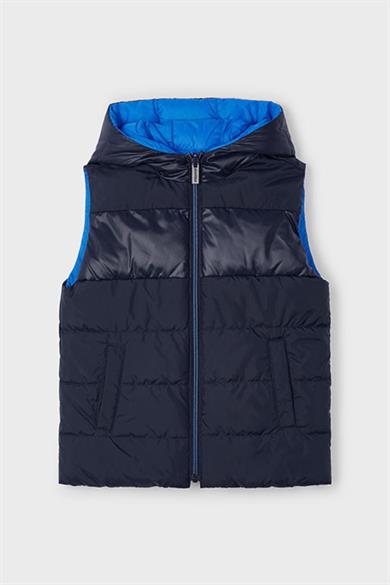Mayoral Erkek Çocuk 3-9 Yaş Çift Taraflı Şişme Yelek 4347 Mavi-Lacivert