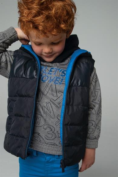 Mayoral Erkek Çocuk 3-9 Yaş Çift Taraflı Şişme Yelek 4347 Mavi-Lacivert