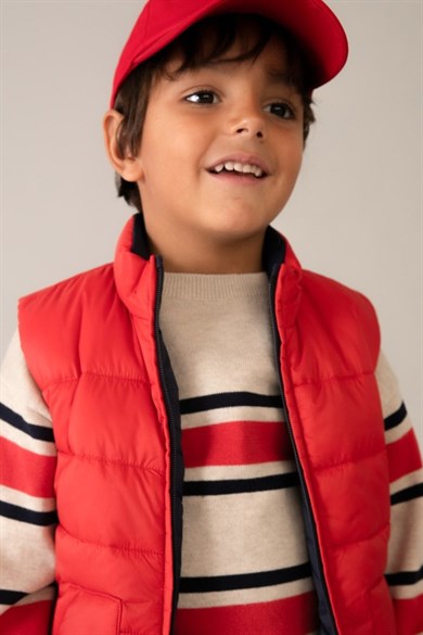 Mayoral Erkek Çocuk 3-9 Yaş Çift Taraflı Şişme Yelek Lacivert