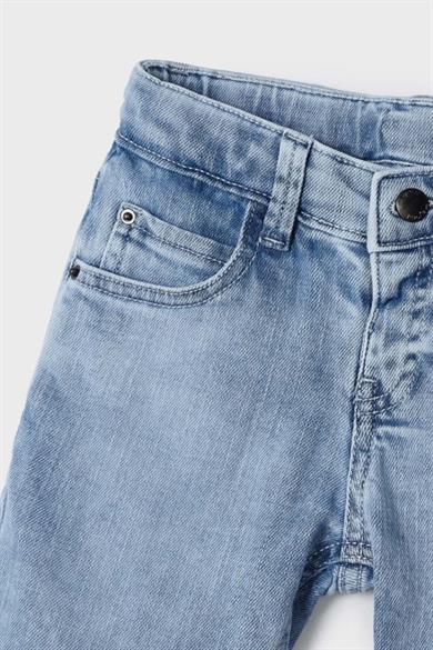 Mayoral Erkek Çocuk 3-9 Yaş Denim Şort 0237 Kot Mavi