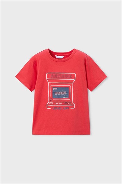 Mayoral Erkek Çocuk 3-9 Yaş Desenli 2li Kısa Kol T-Shirt Seti Lacivert