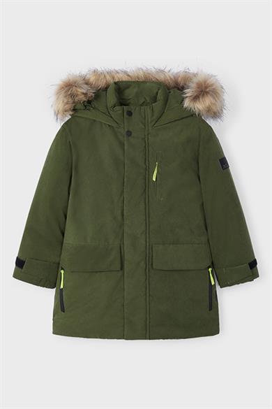 Mayoral Erkek Çocuk 3-9 Yaş Kapüşonlu Kışlık Mont 4468 Haki