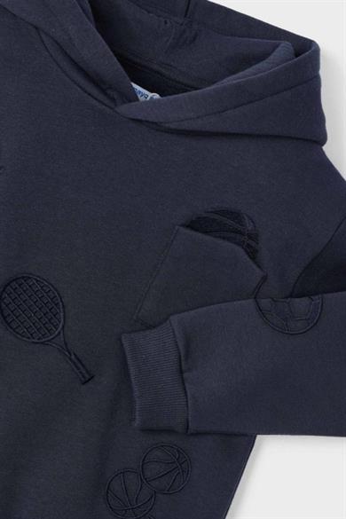 Mayoral Erkek Çocuk 3-9 Yaş Kapüşonlu Sweatshirt 4450 Lacivert
