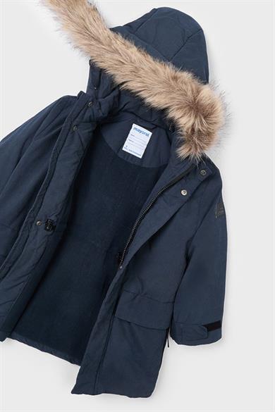 Mayoral Erkek Çocuk 3-9 Yaş Kapüşonlu Kışlık Mont 4468 Lacivert