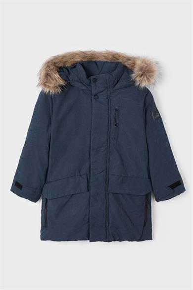 Mayoral Erkek Çocuk 3-9 Yaş Kapüşonlu Kışlık Mont 4468 Lacivert