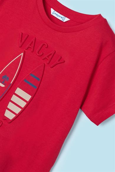 Mayoral Erkek Çocuk 3-9 Yaş Şortlu Takım 3607 Kırmızı