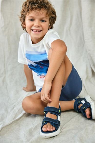 Mayoral Erkek Çocuk 3-9 Yaş Şortlu Üçlü Takım 3608 Kırmızı