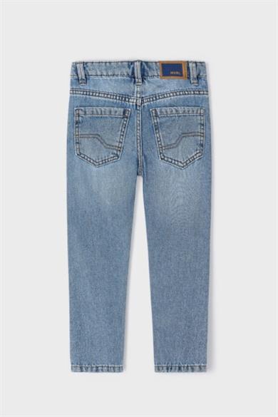 Mayoral Erkek Çocuk 3-9 Yaş Straight Fit Denim Pantolon 3544 Kot Mavi