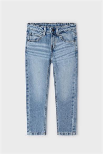 Mayoral Erkek Çocuk 3-9 Yaş Straight Fit Denim Pantolon 3544 Kot Mavi