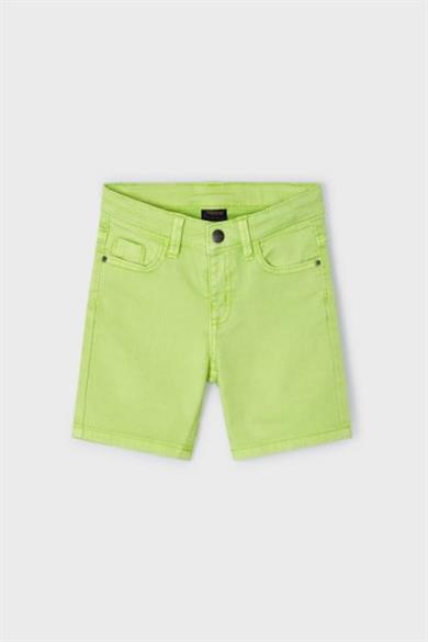 Mayoral Erkek Çocuk 3-9 Yaş Strech Denim Şort 3280 Yeşil