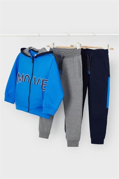 Mayoral Erkek Çocuk 3-9 Yaş Üçlü Eşofman Seti 907 Mavi