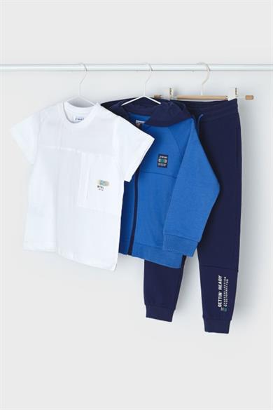 Mayoral Erkek Çocuk 3-9 Yaş Üçlü Eşofman Takımı 3868 Mavi