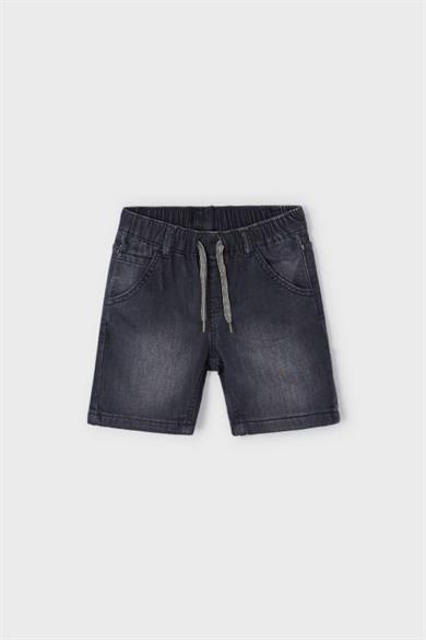 Mayoral Erkek Çocuk 3-9 Yaş Yumuşak Denim Şort 3272 Füme