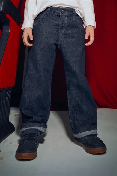 Mayoral Erkek Çocuk 4-9 Yaş Bol Kesim Denim Pantolon Lacivert