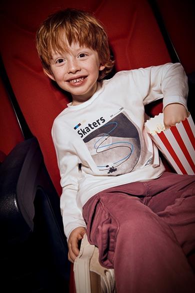 Mayoral Erkek Çocuk 4-9 Yaş Desenli İkili Uzun Kol T-shirt Lacivert-Beyaz