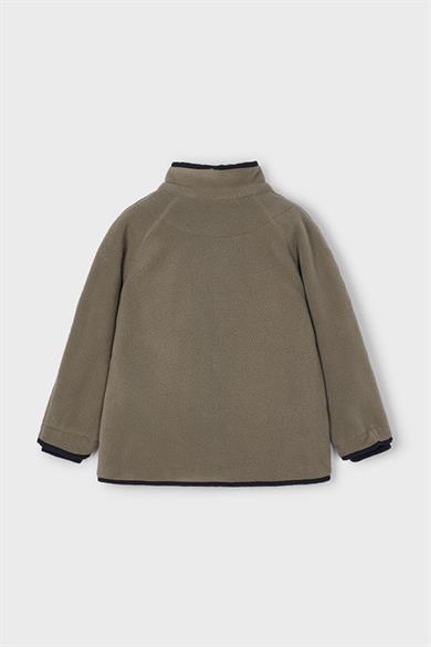 Mayoral Erkek Çocuk 4-9 Yaş Fermuarlı Polar Ceket Vizon