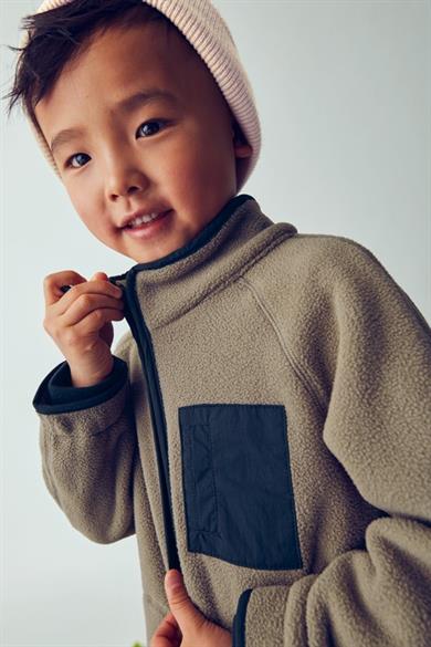 Mayoral Erkek Çocuk 4-9 Yaş Fermuarlı Polar Ceket Vizon