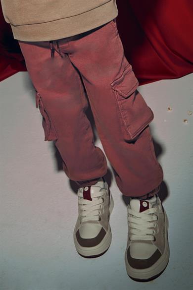 Mayoral Erkek Çocuk 4-9 Yaş Kargo Cep Yumuşak Pantolon Gülkurusu