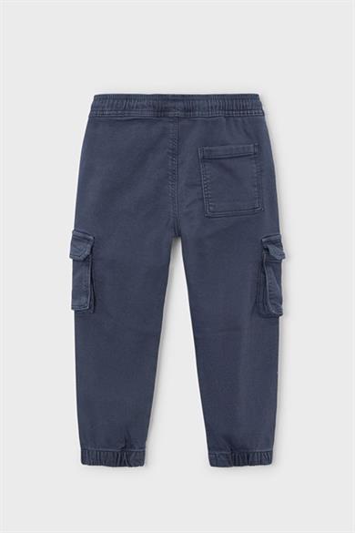 Mayoral Erkek Çocuk 4-9 Yaş Kargo Cep Yumuşak Pantolon Lacivert