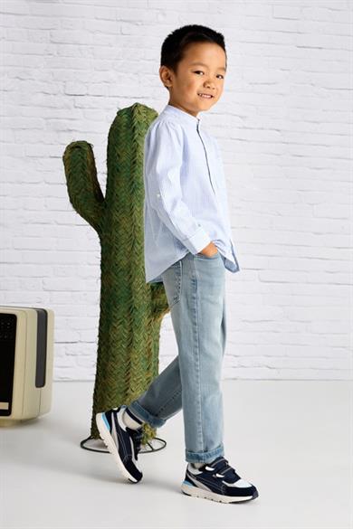 Mayoral Erkek Çocuk 4-9 Yaş Regular Fit Denim Pantolon 540 Mavi