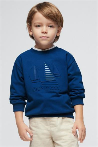 Mayoral Erkek Çocuk 5-9 Yaş Sweatshirt 3481 Mavi