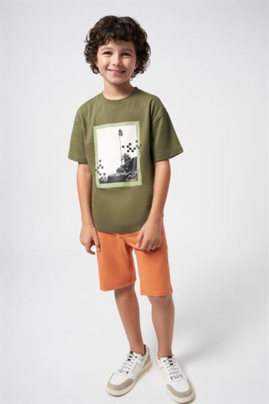 Mayoral Erkek Çocuk 8-16 Yaş Bermuda Şort 0231 Turuncu
