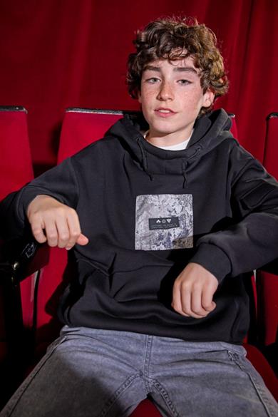 Mayoral Erkek Çocuk 8-16 Yaş Kapüşonlu Sweatshirt Siyah