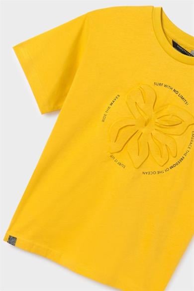 Mayoral Erkek Çocuk 8-16 Yaş Kısa Kol T-shirt 6040 Sarı