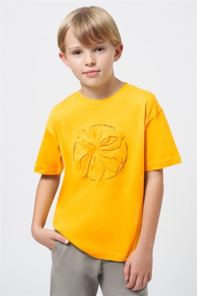 Mayoral Erkek Çocuk 8-16 Yaş Kısa Kol T-shirt 6040 Sarı